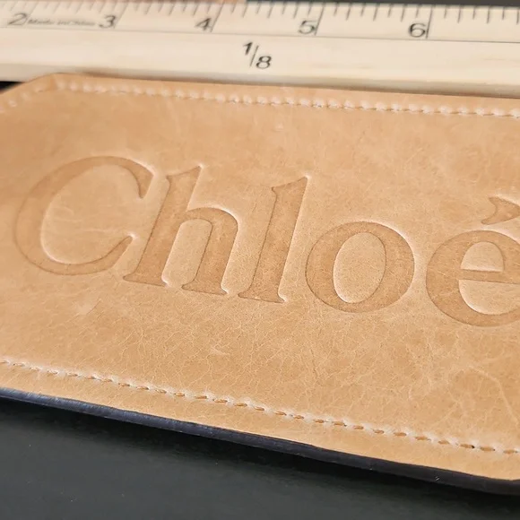 Chloe Luggage Tag & Tassel, Light Brown - Picture 8 of 14